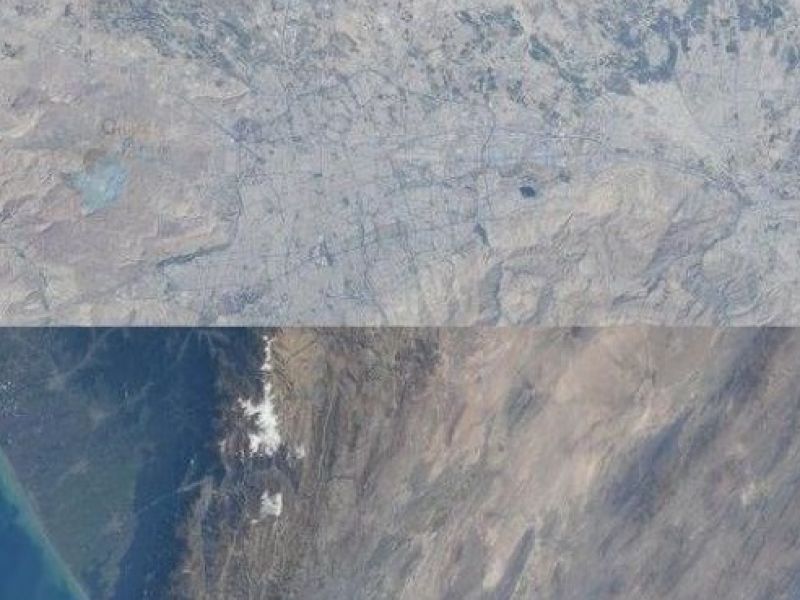 یاسمین مقبلی عکس‌هایی از نمای تهران از فضا منتشر کرد